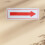 Arrow Road Sign Reflective Surface Assorted Color 2Pcs 4