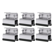 Roof Rack Mount Kit High Performance Directly Replace Van Roof Rack Brackets Single Hole 6pcs Set