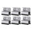 Roof Rack Mount Kit High Performance Directly Replace Van Roof Rack Brackets Single Hole 6pcs Set 1