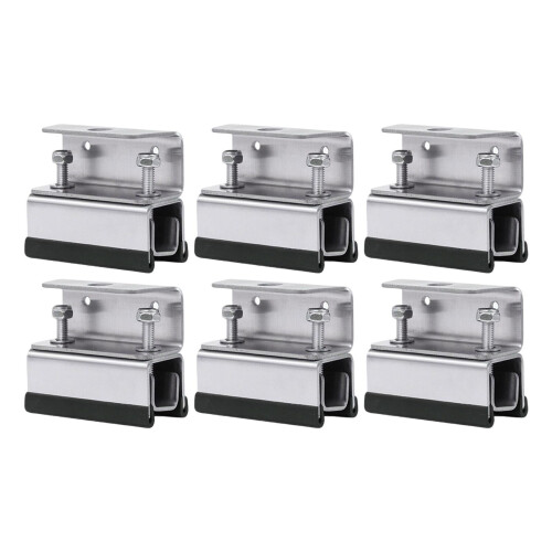 Roof Rack Mount Kit High Performance Directly Replace Van Roof Rack Brackets Single Hole 6pcs Set