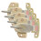 4 Sets Connectors Metal Dining Table Lock Premium Material Latch 5
