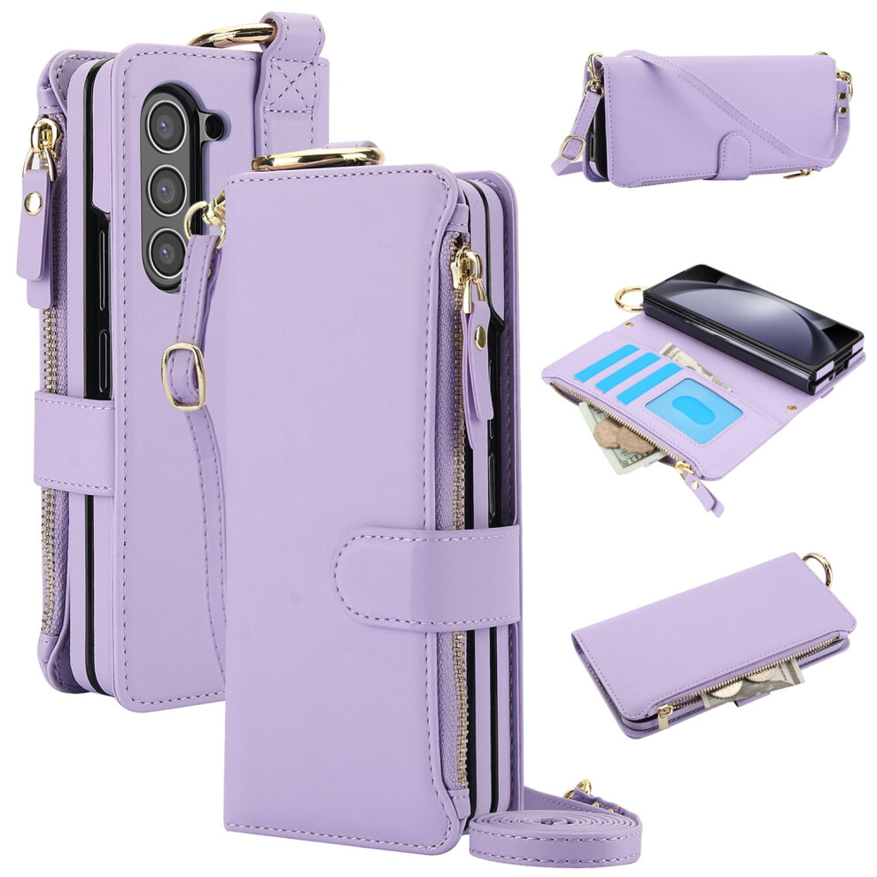 Samsung Galaxy Z Fold Leather Wallet Case 9101399872887