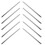 25Pcs Teeth Hacksaw Blades for Woodworkers with Multi Color Design 4