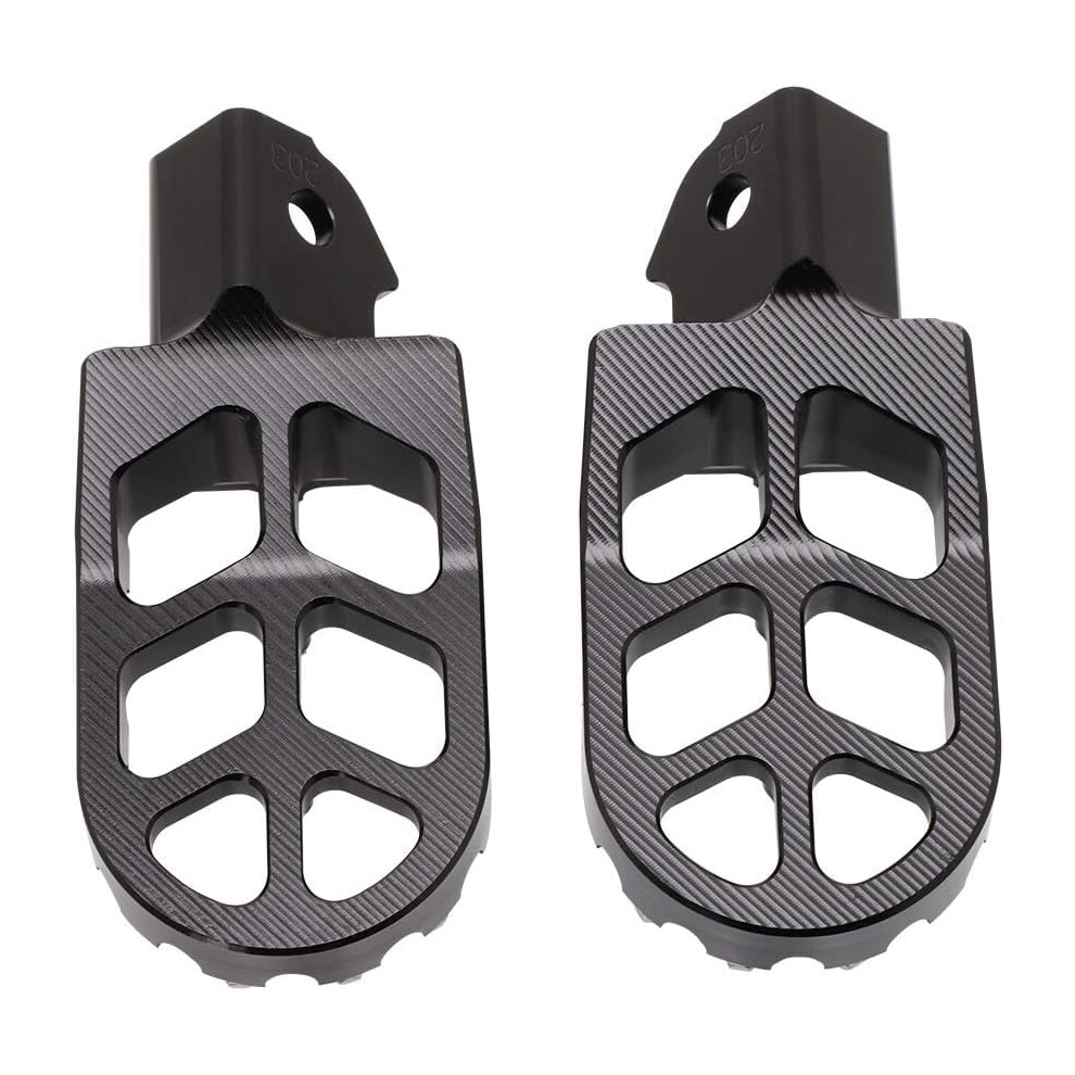 7075 Cnc Dirt Bike Foot Pegs For Surron Bee X/S/E Ride Pro, Crf150f/230F/250F, Xr150l, Kdx200 Â Light/Black 9170372285358