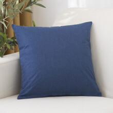 home decoration pillows, minimalist cotton linen pillows, thick pillows, home sofas, cushions, office living rooms, car waist cushions,dark blue