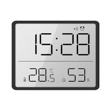 Modern Digital Wall Clock Date & Temperature Designs Great for Fridge Mounting Home Decor and Gift for