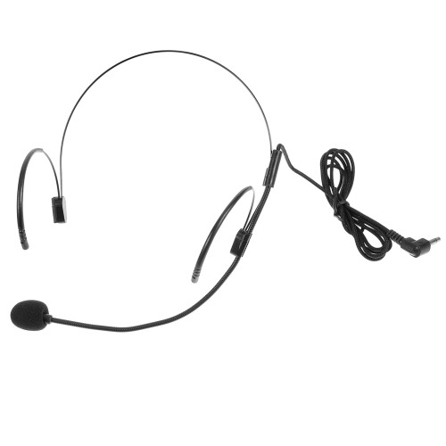 Professional Headset Microphone with Clear Sound Quality for Live, Black ABS Design 2