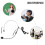 Professional Headset Microphone with Clear Sound Quality for Live, Black ABS Design 5