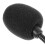 Professional Headset Microphone with Clear Sound Quality for Live, Black ABS Design 7