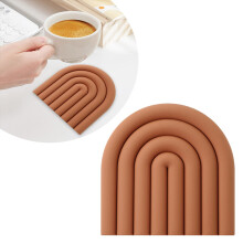 Colorful Silicone Trivets for Hot Pots & Pans – Heat Resistant Mats, Pot Holders, Spoon Rests, Set of 1