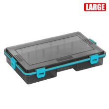 Waterproof Fishing Gear Box with Bait and Hook Storage