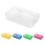 Pencil Box, Plastic Large Capacity Pencil Case Boxes Organizer Plastic Boxes with Snap-tight Lid, Stackable Design 1