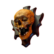 Dengmore Halloween zingende schedellamp, skelet nachtlampje, wanddecoratie, Halloween huisdecoratie, mooie horror