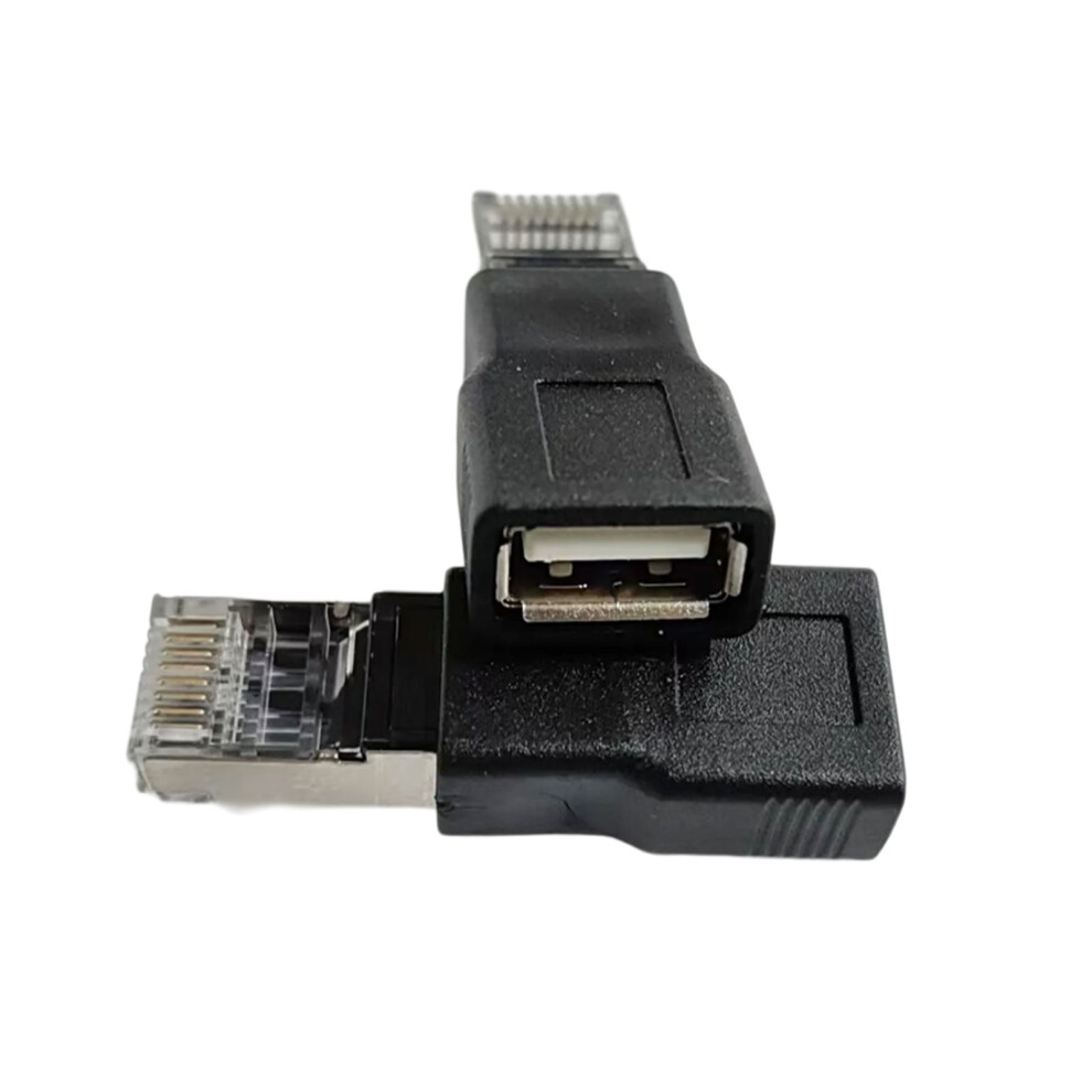 2Pc Usb To Rj45 Ethernet Adapter Usb Female To Rj45 Male Networkingdongle For Laptop Routers 100Mbps Reliable Networking 9130661078948