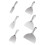 Stainless Steel Putty Spackle Scraper Tool 4