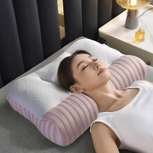 Oreiller cervical à mémoire de forme ergonomique en mousse à mémoire de forme, taie d'oreiller respirante pour dormir sur le côté, sur le dos