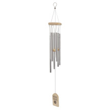 Wooden Outdoor Dog Memorial Wind Chimes 65x7.9cm with Aluminum Tubes