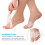 Silicone Corrector Relief Gel Toe Separator Hammer Toe with Forefoot Pads 4