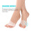 Silicone Corrector Relief Gel Toe Separator Hammer Toe with Forefoot Pads 5