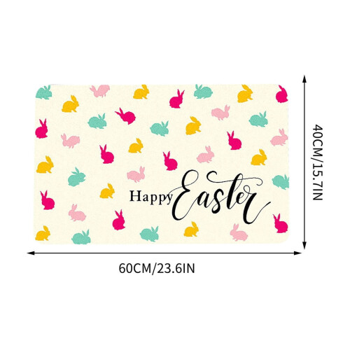 Easter Bunny Egg Decorated Carpet by Katon 2