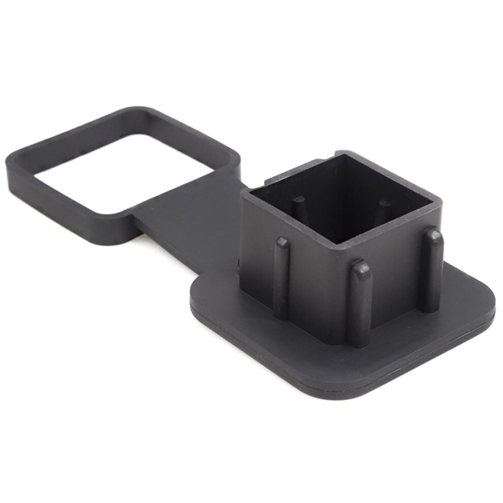Rockrok Tow Hook Cover Wearproof Trailer Hitch Receivers Cover 2 Inch Rubber Hook Cap Black 974856418169