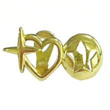 Hollow Star Tooth Caps Brass 3g Retro Grill Jewelry