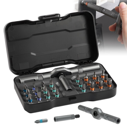 24-in-1 Magnetic Screwdriver Set, DIY Multi-Bit Tool Kit – Compatible with Household Use