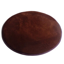 Round Velvet Foam Rugs, Non-Slip Area Carpet, Soft Bedroom Doormat, Cozy Floor Mat for Living Room, Easy to Clean Circular Home Decor