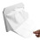 Couvercles de toilettes jetables et étanches Tebra, blancs, lot de 5 8
