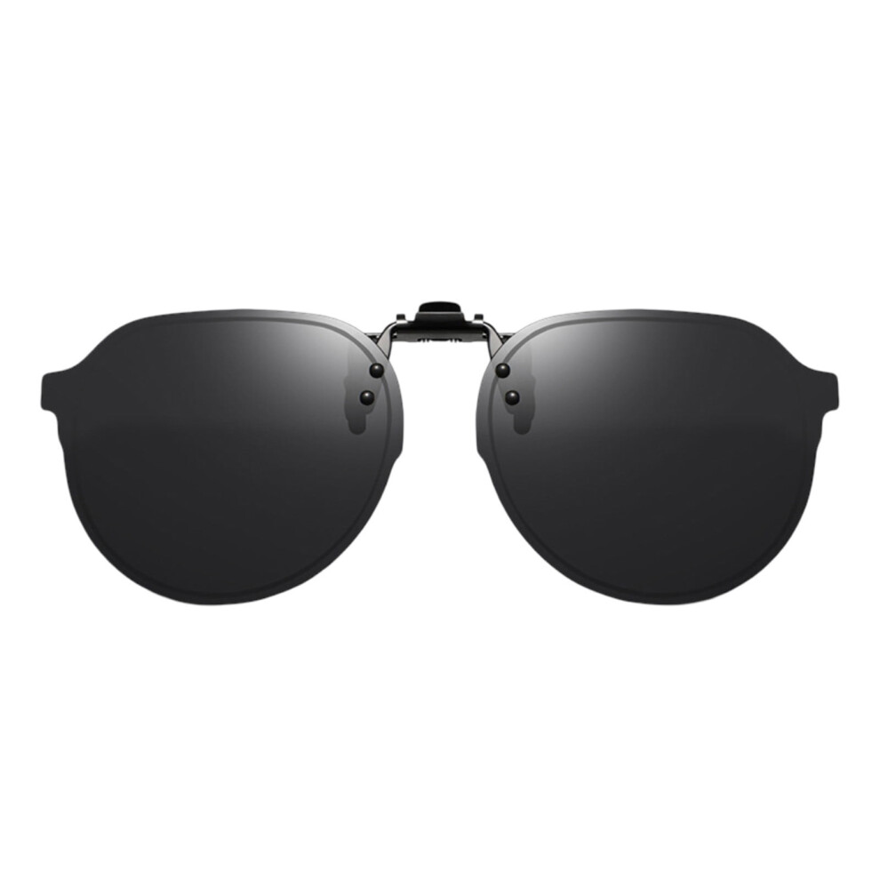 Polarized Clip-On Sunglasses for Eyeglasses Reversible