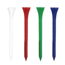 200 Pcs Lot Mixed Color Wood Wooden golf professional tees Tee 83MM 3 1/4'' BULK