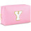 Trousse de maquillage en cuir imperméable personnalisable avec initiales 1