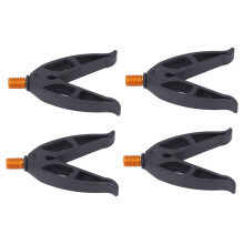 Carp Fishing Rod Fishing Pole Stainless Steel Fishing Rod Rests V Rubber Butt Grip V Back Rests For Fishing Rod Pod