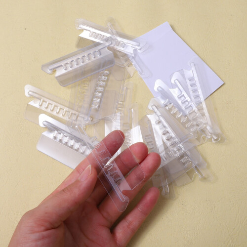 Stationery Unv43313 1/3 Cut Tab3In Plastic Hanging File Folder Index Tabs Clear (25/Pack)