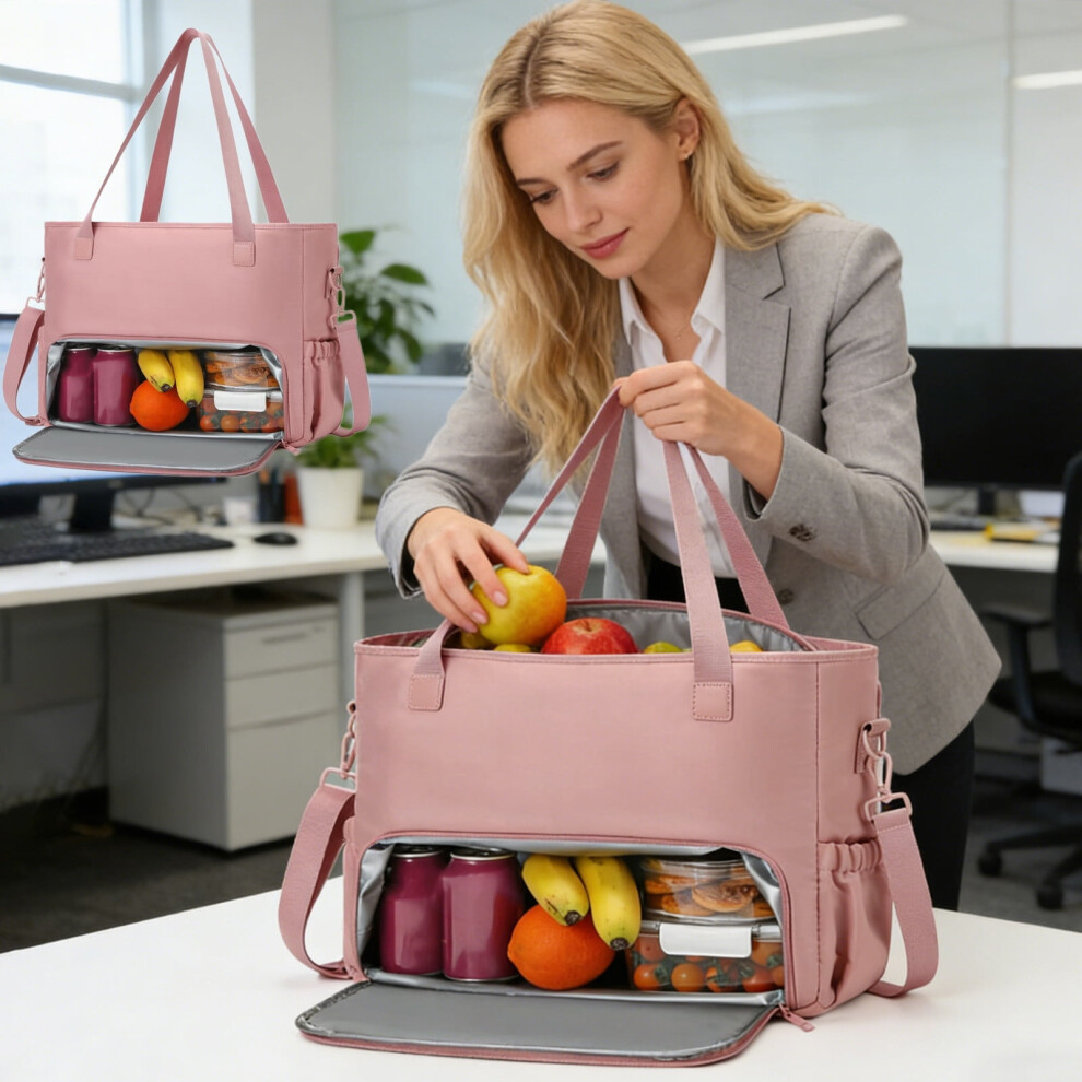 Insulated Lunch Bag For Women 15.6 Inch Laptop Tote 9377112713243