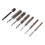 7Pcs Stainless Steel Bore Brushes for Power Drill Cleaning, Various Sizes 1