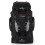 80L Climbing Backpack Large Capacity Hiking Backpack Travel Accessories Camping Storage (Black) 1