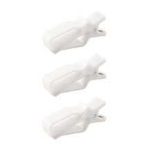 Organisateur de câbles de bureau, pince en silicone, support de câbles (3 pièces)
