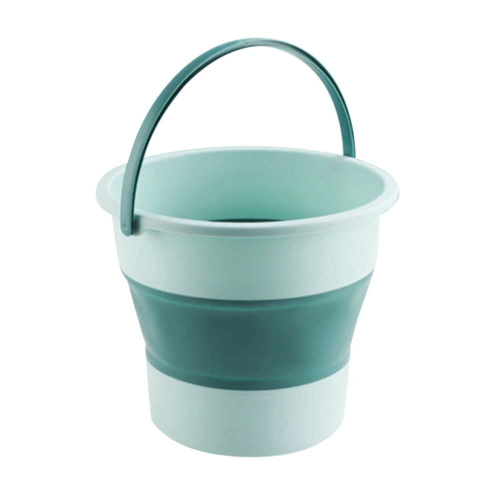 10L Foldable Car Bucket, Collapsible Cleaning Bucket For Camping, Car Wash, Gardening Â Green, Compatible With Outdoor Use 974856415847