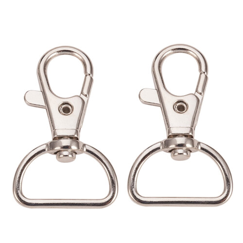 Swivel Hook Dog Tag Clips for DIY Handmade Tags 20 Pack