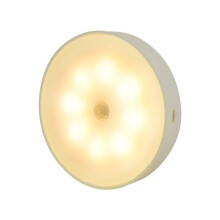 Lampe de chevet magnĂ©tique intelligente Ă capteur infrarouge solaire intelligent pour la prĂ©sence humaine avec interrupteur et lampe de nuit Ă
