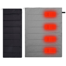 20 Degree Ultralight Usb And Type-c Rechargeable Heated Sleeping Bag 3 Levels Camping Supplies