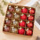 Champagne Black Gold Christmas Tree Ornaments Plastic 12pcs 1
