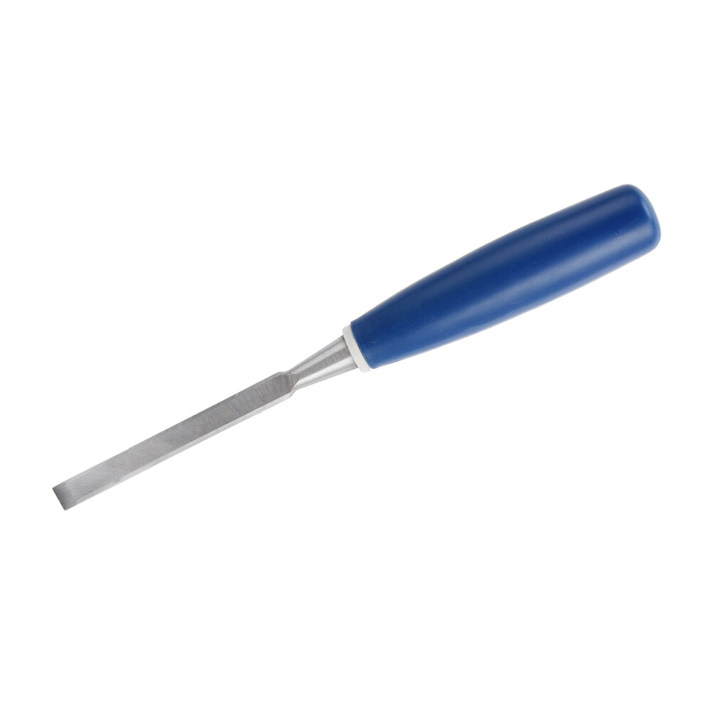 2Pcs Wood Chisels Set, 3/8In Flat & Slotting, Blue Handle, High Hardness 9411387583375