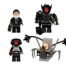 4pcs Toilet Man Monitor Series Sword Warrior Toilet Doctor Minifigures Kids Toys Gifts Fits Lego