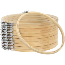 AIGIA Embroidery Hoop Round 12 pcs 4-12 inch
