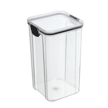 Bocal de conservation en verre avec couvercle pour céréales, grains, en-cas, thé
