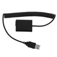 Dummy Battery Eliminator Netzteil-Federkabel für A7A6400USB zu NP-FW50