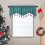 Rideaux courts double face en chenille avec passe-tringle et 4