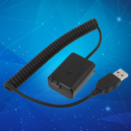 Καλώδιο ελατηρίου τροφοδοσίας Dummy Battery Eliminator για A7A6400USB σε NP-FW50 1